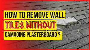 how to remove tiles from plasterboard