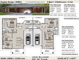 5 Bed 2 Bath Duplex House Plans 3 X 2