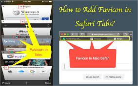 enable favicon in safari macos and ios