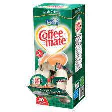 coffee mate irish creme cream cups 50ct