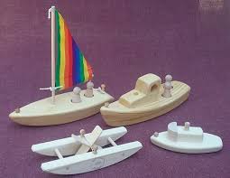 wooden toy bath tub boats sailboat