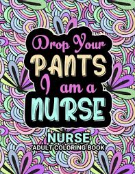nurse coloring book funny gift