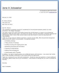 School Administrative Assistant Cover Letter Personal Assistant Advice