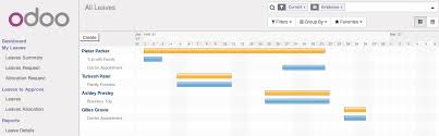 Hr Employee Holiday Or Leaves Gantt View Odoo Apps