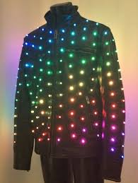 Led Rainbow Lights Jacket Enlighted Com Led Jacket Light Up Clothes Led Fashion