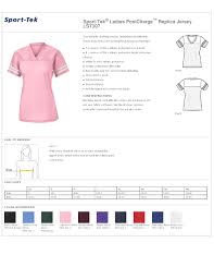 Sport Tek Lst307 Ladies Posicharge Replica Jersey