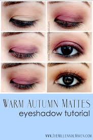 fall makeup tutorial warm autumn