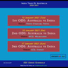 india tour of australia 2020 21 full