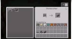 Using Stonecutter In Minecraft