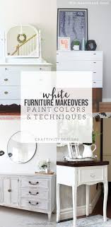 8 white furniture makeovers paint