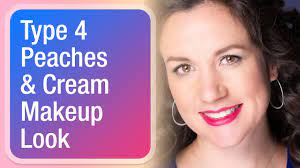 type 4 peaches cream makeup tutorial