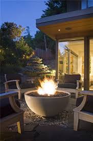 Concrete Fire Bowls Wood Burning Or