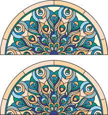 Stained Glass Pattern Vector Images