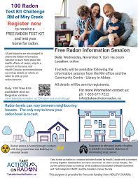 radon test kit challenge information