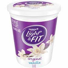 dannon light fit vanilla yogurt 32