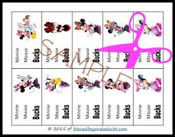 Free Minnie Mouse Chore Charts With Incentive Bucks