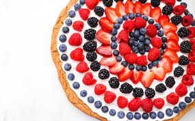 Fruit Pizza Fourth Of July gambar png