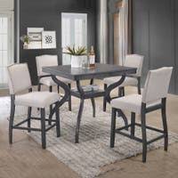 The glass top has a smoked finish with black trimming. Buy Modern Contemporary Kitchen Dining Room Sets Online At Overstock Our Best Dining Room Bar Furniture Deals