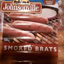 johnsonville smoked bratwurst sausage