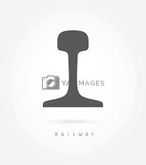 rail logo icon railway business concept