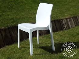 Stacking Chair Ice Glossy White 6