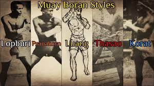 muay thai boran styles you