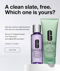 free makeup remover or face scrub with