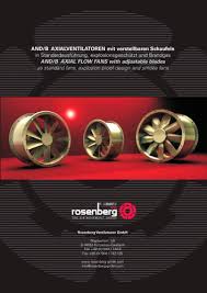 and b axial flow fans rosenberg