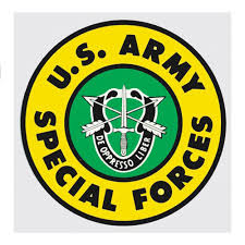 US Army Special Forces Logo Decal D64-A