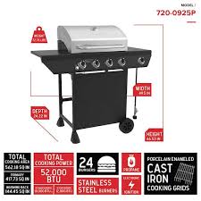 nexgrill 4 burner propane gas grill in