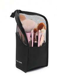 minimalist makeup brush storage bag
