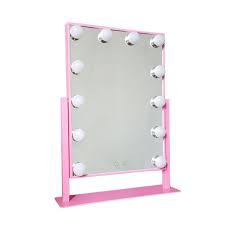 12 Bulbs Big Hollywood Makeup Mirror With Lights For Table Top Lampstars