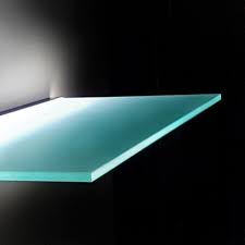 Floating Glass Shelves With Lights