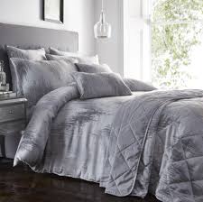 duvet cover sets grey and silver