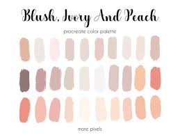 Peach Procreate Color Palette Hex Code