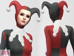 the sims resource harley quinn hat