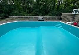paint coat swimming pool concrete