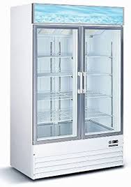 Double Door Glass Showcase Freezer