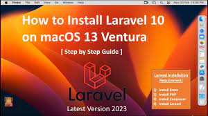 how to install laravel 10 on macos 13