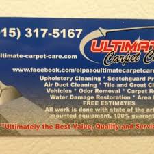 ultimate carpet care el paso texas