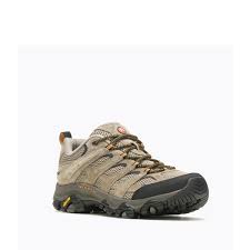 moab 3 leather trainers beige merrell