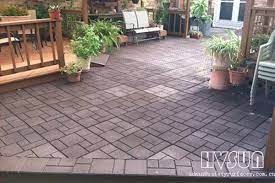 outdoor rubber paver