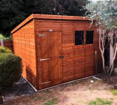 10x10 pent tised garden shed