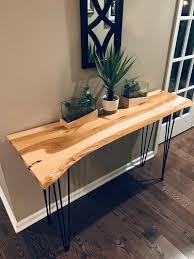 Hickory Sofa Console Entry Table
