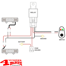 off road light installation harness for