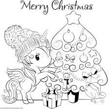 2 sleeping unicorn coloring page. Cartoon Christmas Tree And Unicorn Coloring Pages Getcoloringpages Org Unicorn Coloring Pages Christmas Unicorn Christmas Tree Coloring Page