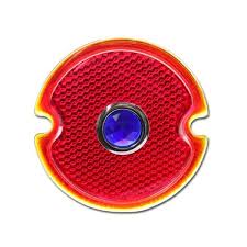 1933 To 1936 Ford Tail Light Old School Tail Lamp Lens With Blue Dot