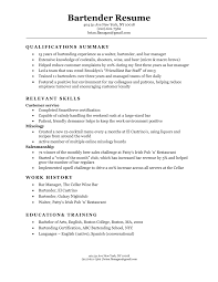 Creating a winning resume is like concocting a perfect cocktail—it's bartender resume template. Bartender Resume Sample Writing Tips Resume Companion