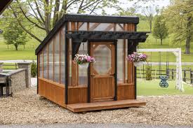 lean to greenhouse backyard showcase