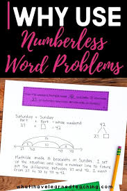 Make Numberless Word Problems A Part Of